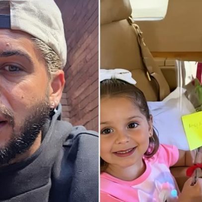 Zé Felipe envia flores às filhas após homenagem a Virginia em show