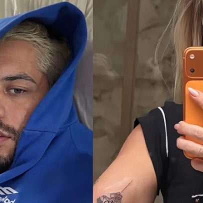 Zé Felipe exibe nova tatuagem após homenagem de Virginia Fonseca às filhas