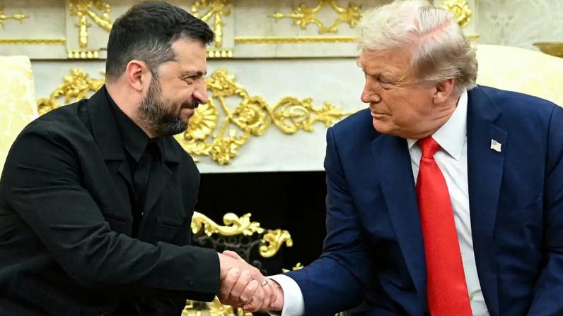 Zelensky e Trump na Casa Branca - 18/08/2025