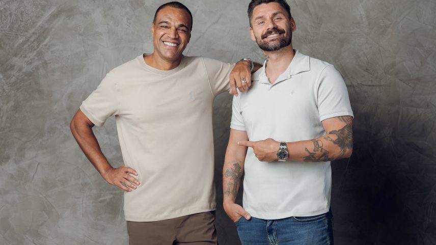 Denilson e Rafael Sobis estreiam "Hexa Neles!" na ge tv nesta terça-feira — Foto: Lucas Seixas/Globo