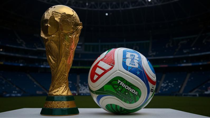 Fotografua do Troféu OMB da Copa do Mundo México.