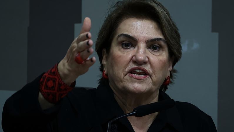 Brasília-DF – 14/04/2026 – A Comissão Permanente Mista de Combate à Violência contra a Mulher realiza, Seminário Nacional pelo Fortalecimento da Rede de Enfrentamento à Violência contra Meninas e Mulheres. Participou a ministra das Mulheres, Márcia Lopes. Lula Marques/ Agência Brasil.