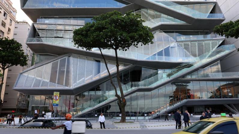Rio de Janeiro (RJ), 09/04/2025 - Inauguração da exposição Arquitetura em Cena: O MIS Copa antes da imagem e do som, no Museu da Imagem e do Som - MIS, na Avenida Atlântica. Foto: Rovena Rosa/Agência Brasil