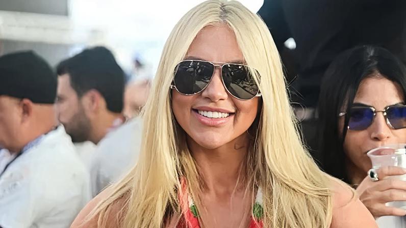 Virginia durante a apuração do Carnaval do Rio de Janeiro 2026