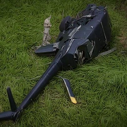 Piloto sem habilitação é preso após queda de helicóptero na Paraíba