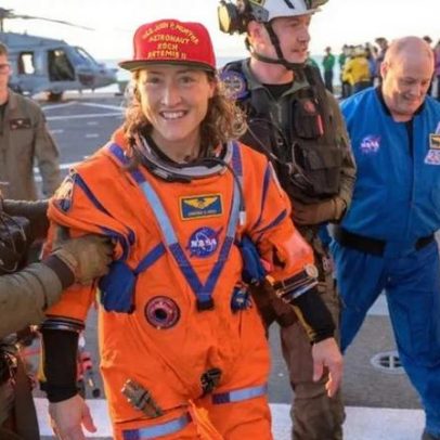 Astronautas da Artemis II estão bem de saúde, afirma a Nasa