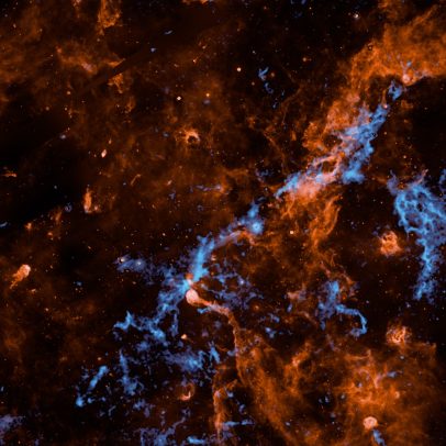 SPHEREx mapeia grandes regiões de gelo interestelar, segundo a NASA