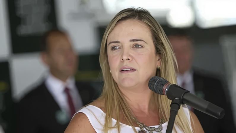 A governadora do DF, Celina Leão