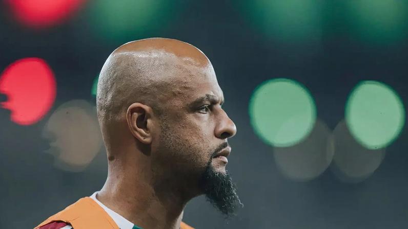 Felipe Melo em jogo contra o Botafogo. (FOTO: LUCAS MERÇON / FLUMINENSE F.C.)