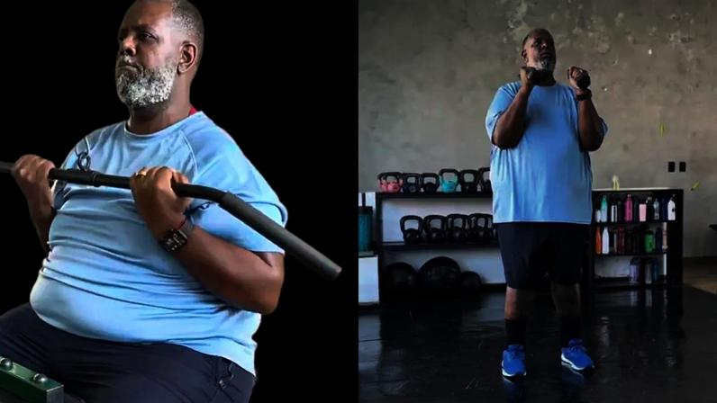 Desde o ano passado, Péricles tem se dedicado aos cuidados com o corpo, combinando exercícios físicos com uma alimentação regrada