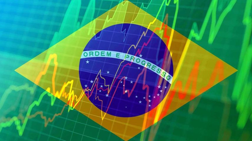 Bandeira brasileira e indicadores do mercado de ações: conceito de tendências econômicas brasileiras