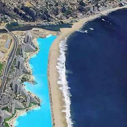 Lagoa de Cristal, maior piscina do mundo, equivale a 10 campos de futebol