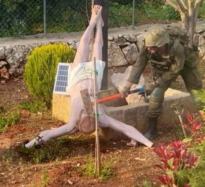 Dois soldados israelenses presos por quebrar estátua de Jesus em vila no Líbano
