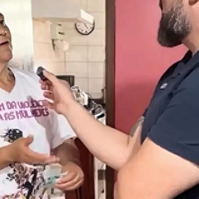Will da Bondade conhece mulher que sofreu agressões e se emociona com pedido
