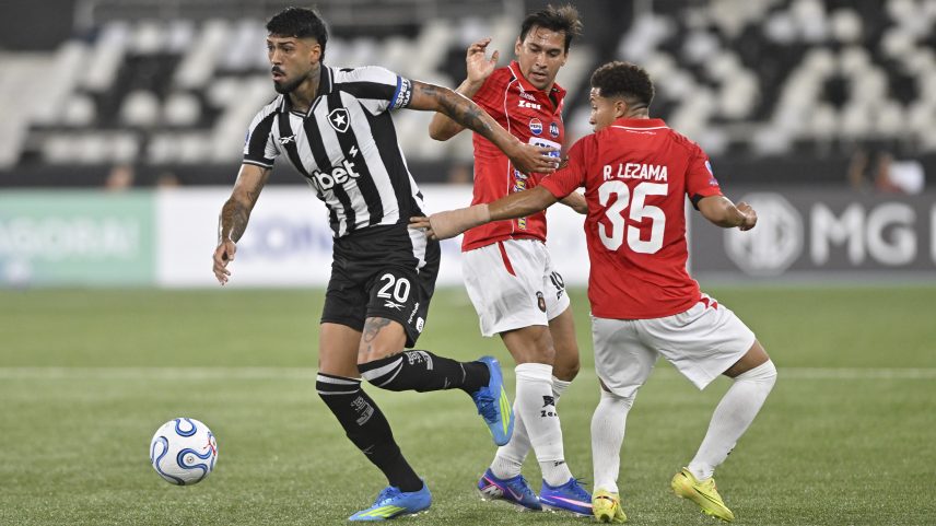 Barboza em Botafogo x Caracas — Foto: André Durão