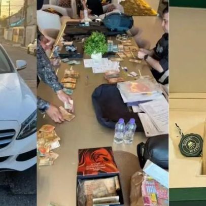 PF prende MCs: 55 carros de luxo, 120 armas e R$ 300 mil apreendidos