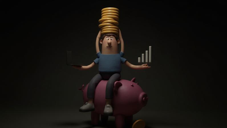 Quanto rende o prêmio de R$ 70 milhões da Mega-Sena na renda fixa? — Foto: Freepik