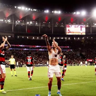 Flamengo vence o Bahia por 2 a 0 no Maracanã com gols de Arrascaeta e Paquetá