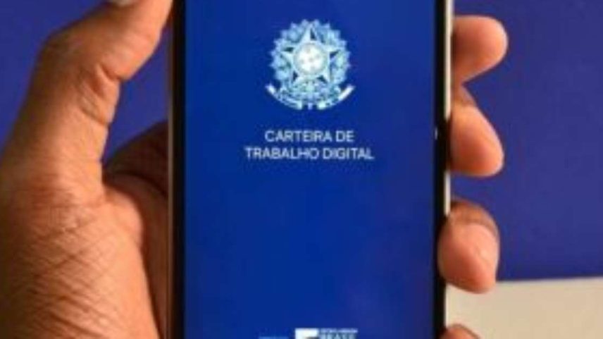 Carteira de trabalho digital.