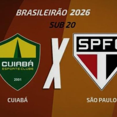 Cuiabá x São Paulo Sub-20: onde assistir, escalações e arbitragem
