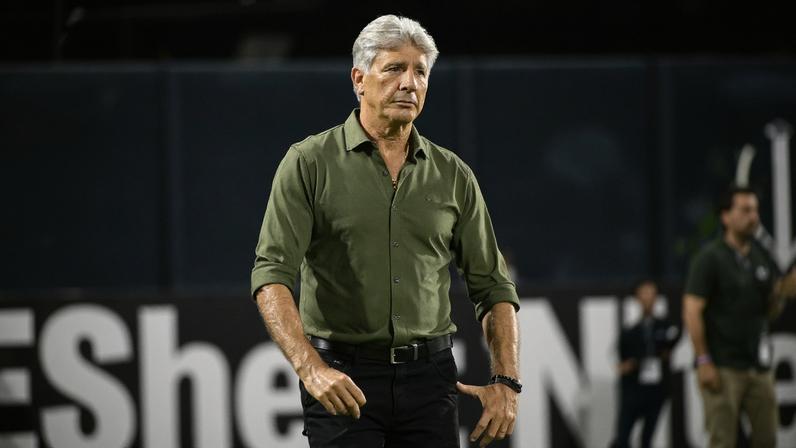 Renato Gaúcho em Vasco x Audax Italiano — Foto: André Durão