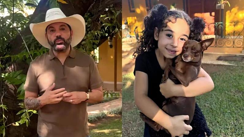 Cantor Edson comove web ao fazer apelo desesperado após desaparecimento de cão da família