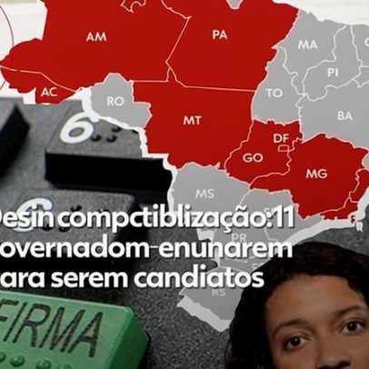 Desincompatibilização: 11 governadores renunciam para concorrer