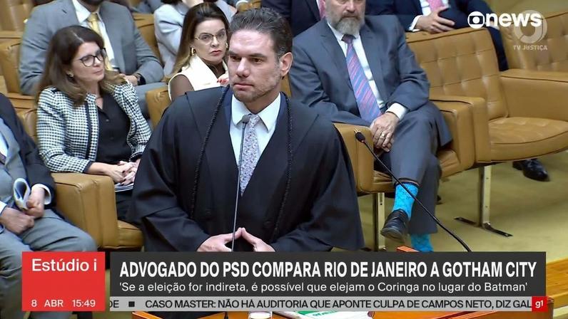 Advogado do PSD compara RJ a Gotham City