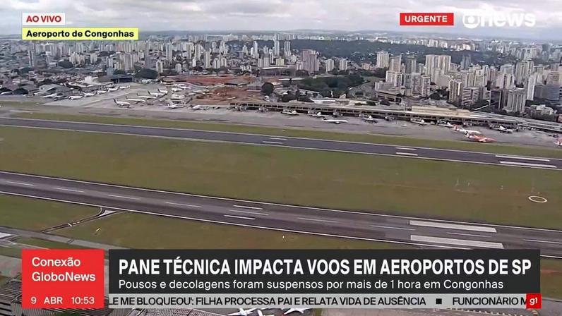 FAB divulga nota sobre interrupção temporária das operações aéreas em SP
