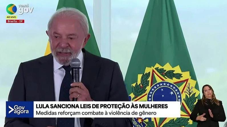 Lula sanciona leis de proteção às mulheres