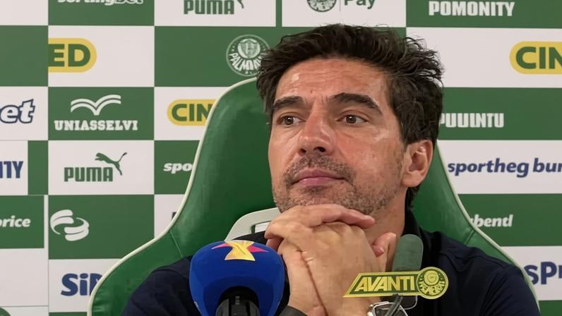 Abel Ferreira em Junior Barranquilla x Palmeiras — Foto: Cesar Greco / Palmeiras