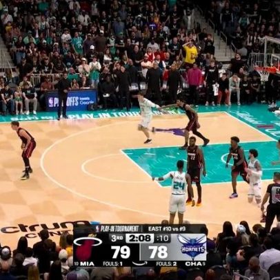 NBA multa LaMelo Ball por falta flagrante em lance polêmico com Bam Adebayo