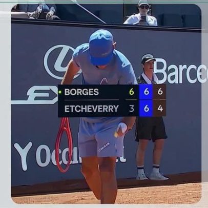 Tenista português vence com saque por baixo no match point e é vaiado