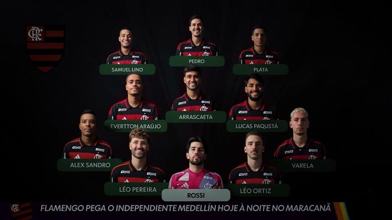 Flamengo enfrenta o Independiente Medellín pela Conmebol Libertadores