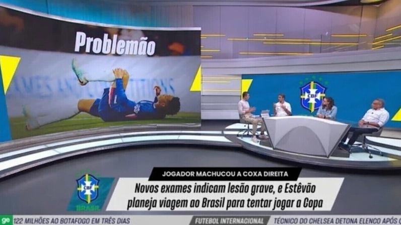 Estêvão comemora gol pela Seleção — Foto: Getty Images