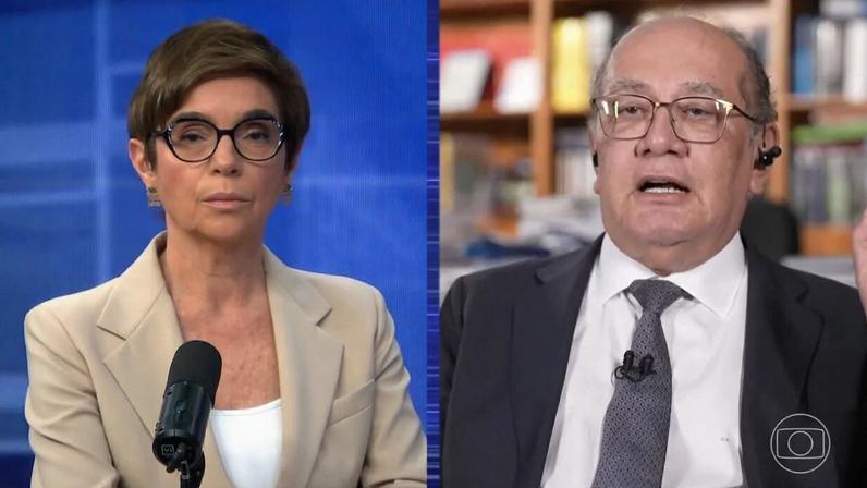 Renata Lo Prete entrevista o ministro do STF Gilmar Mendes