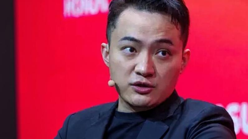Justin Sun at a crypto conference in 2025