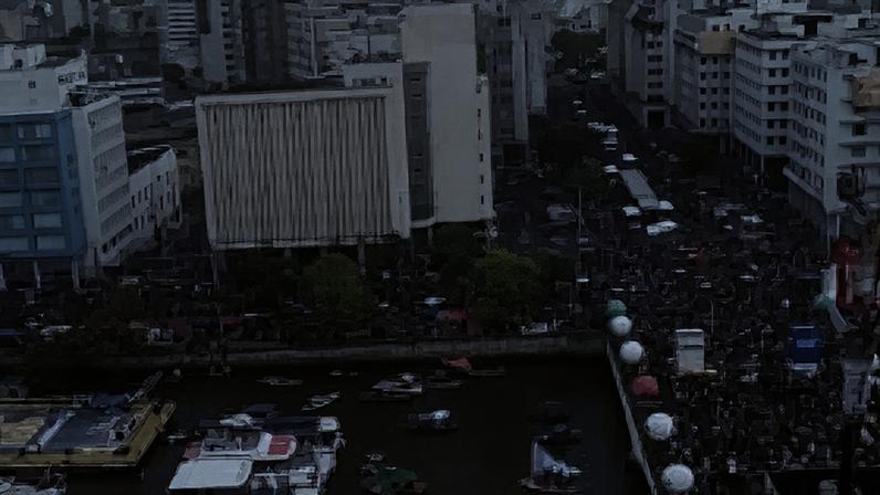 Galo da Madrugada de 2024 com tempo nublado.