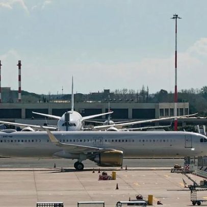 Crise de combustível de jatos - racionamento em quatro aeroportos italianos