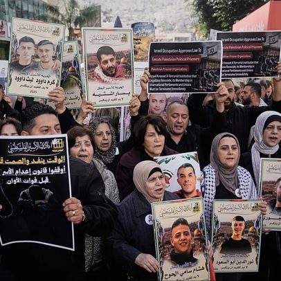 Shoppings fecham na Cisjordânia em greve geral contra lei de pena de morte