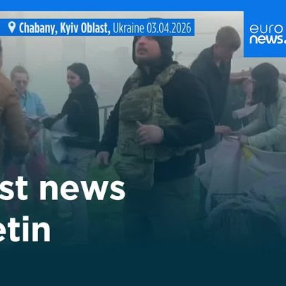 Boletim de últimas notícias de 3 de abril de 2026, vespertino