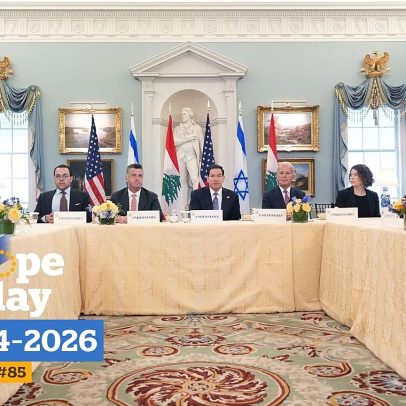 Europa Hoje: negociações históricas Israel-Líbano podem levar a cessar-fogo