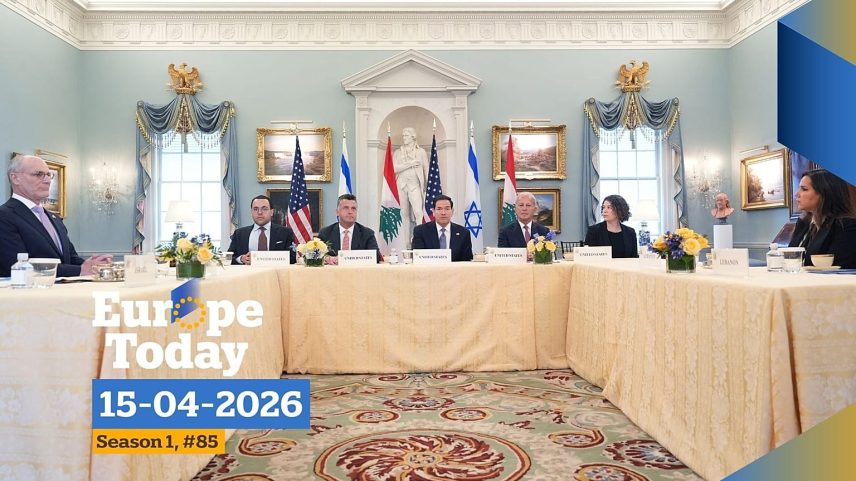 Europa Hoje: negociações históricas Israel-Líbano podem levar a cessar-fogo
