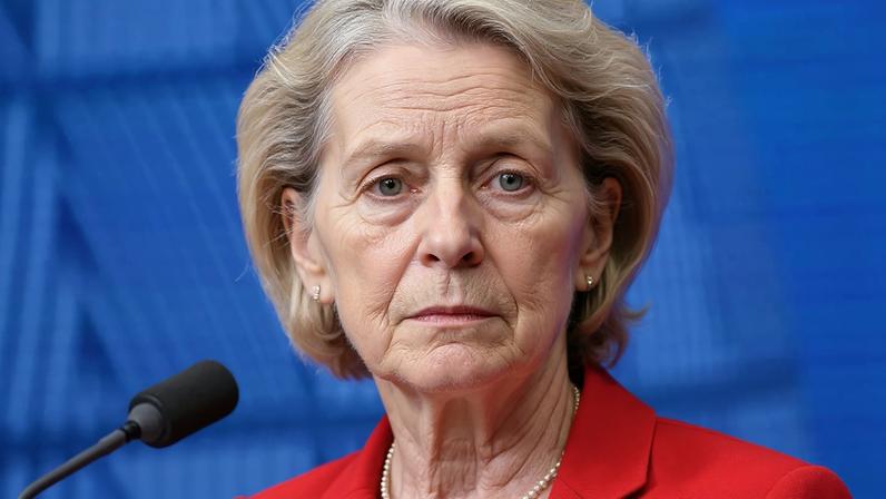 Ursula von der Leyen, the president of the European Commission.