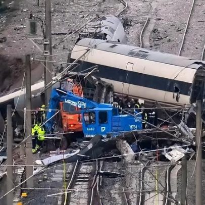 Via férrea quebrou um dia antes do acidente de trem que deixou 46 mortos