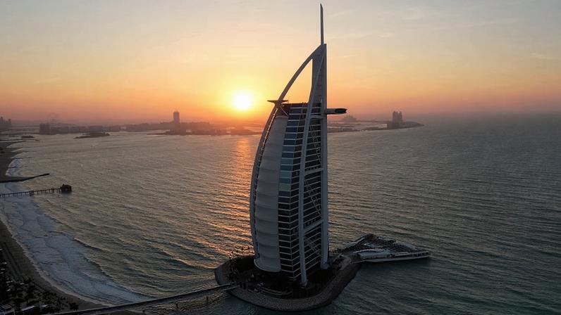 The Burj Al Arab is one of the most iconic buildings of Dubai's skyline