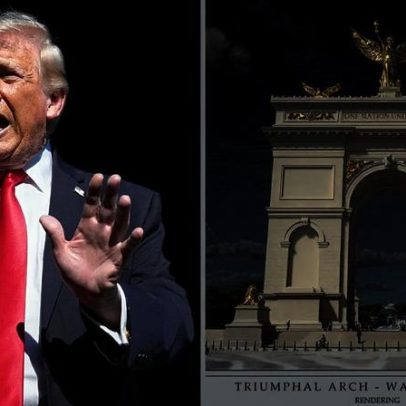 Plano de Trump para 'Arco de Trump' recebe críticas online