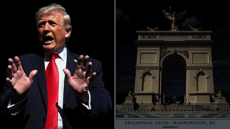 Plano de Trump para 'Arco de Trump' recebe críticas online