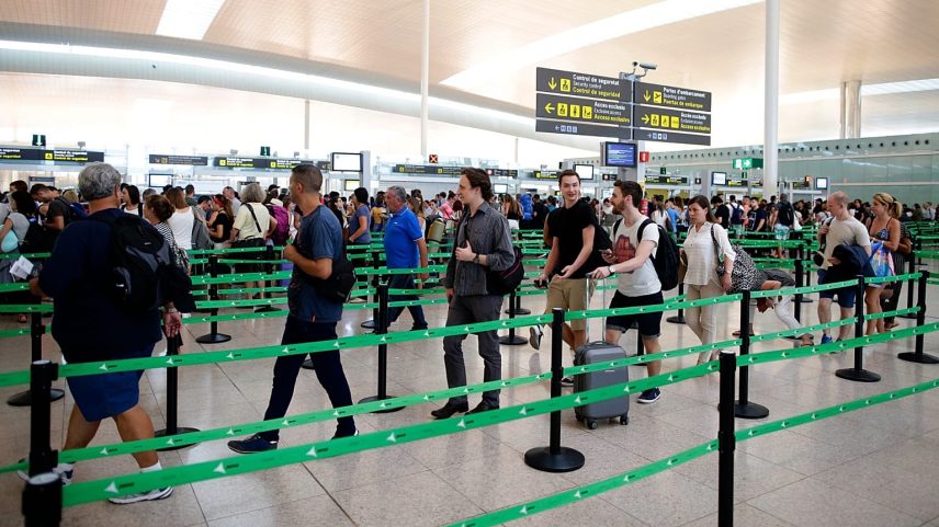 Airline passengers have been warned of long queues at border control