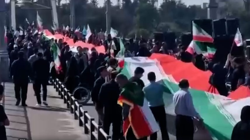 The gatherings took place before Washington and Tehran announced a two-week ceasefire